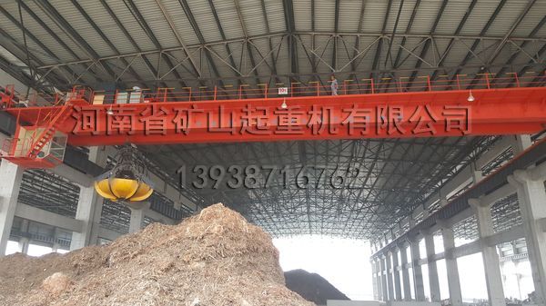 新型生物發電抓斗起重機